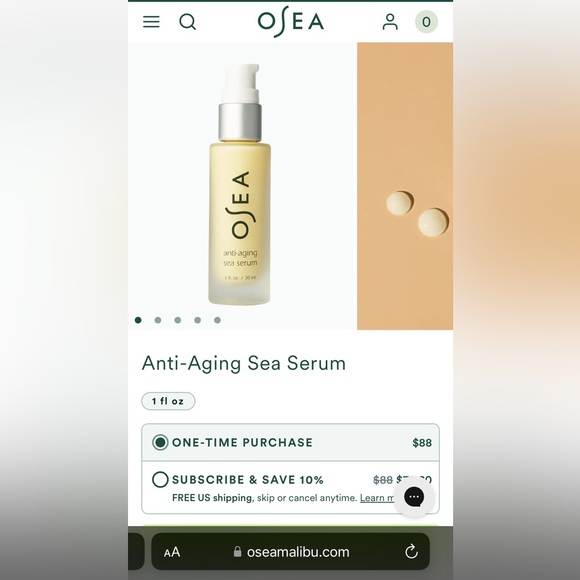 Osea Other - Osea Anti Aging Serum 1 oz